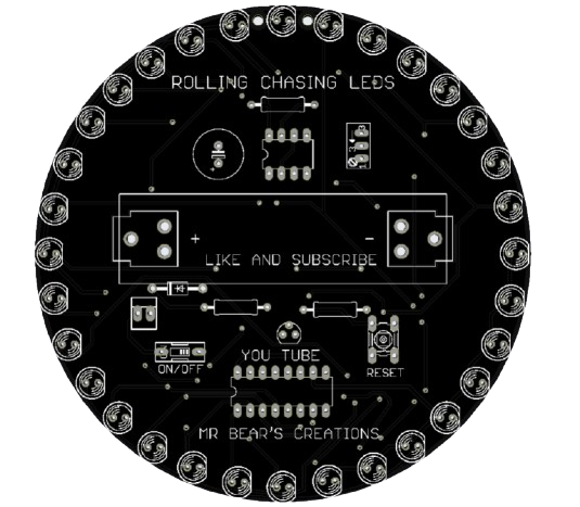 Rolling LED PCB