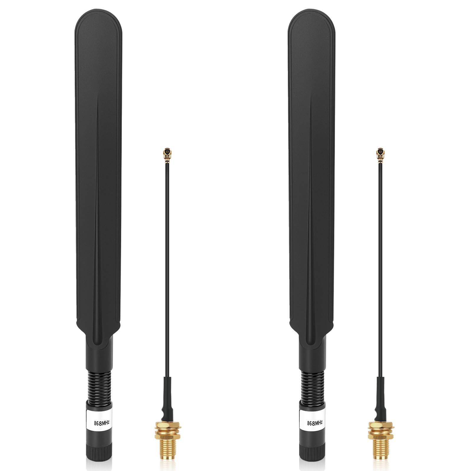 Meshtology Meshtastic 868MHz LoRa Antenna 10dBi Gain Long Range Outdoor Antenna 21cm Omni SMA Male for ESP32 LoRa V3 RAK Development Board with 10cm