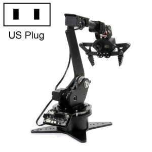 Waveshare High-Torque Serial Bus Servo, Desktop Robotic Arm Kit, Based On ESP32, 5-DOF, US Plug, EU Plug, UK Plug