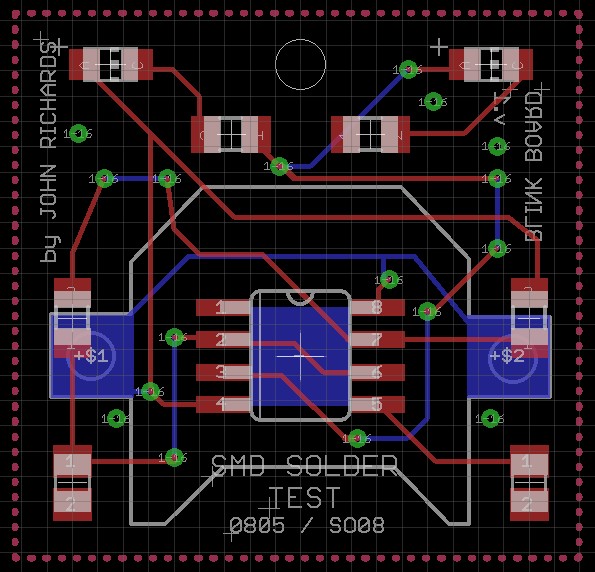 blinky board placement