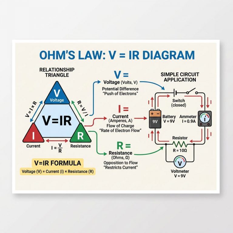 Read more about the article Ohm’s Law 101: The Simple Guide to Voltage, Current, and Resistance