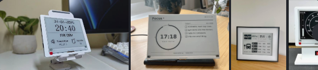 Example desktop weather display
