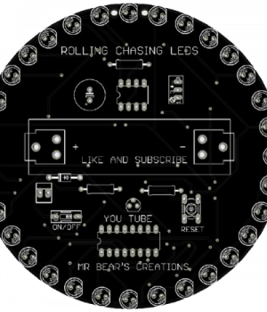 Rolling LED PCB